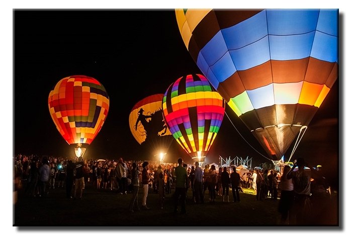 GECE BALONLA UÇMAK 6 değişen ölçü ORİJİNAL KANVAS TABLO