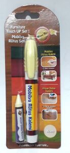 Beyaz Renk 1+1 Dolgu Kalemi Hediyeli 1 adet Mobilya Rötuş Kalemi Vodaseal Kalem Mobilyada Sıfır Hata