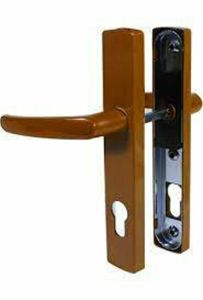 PVC KAHVE RENGİ YALE KAPI KOLU BALKON KAPISI KOLU