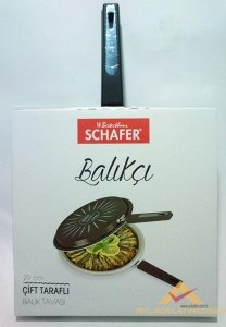 Ücretsiz Kargo SCHAFER BALIKÇI 29CM GRANİT YÜZEY BALIKÇI TAVASI