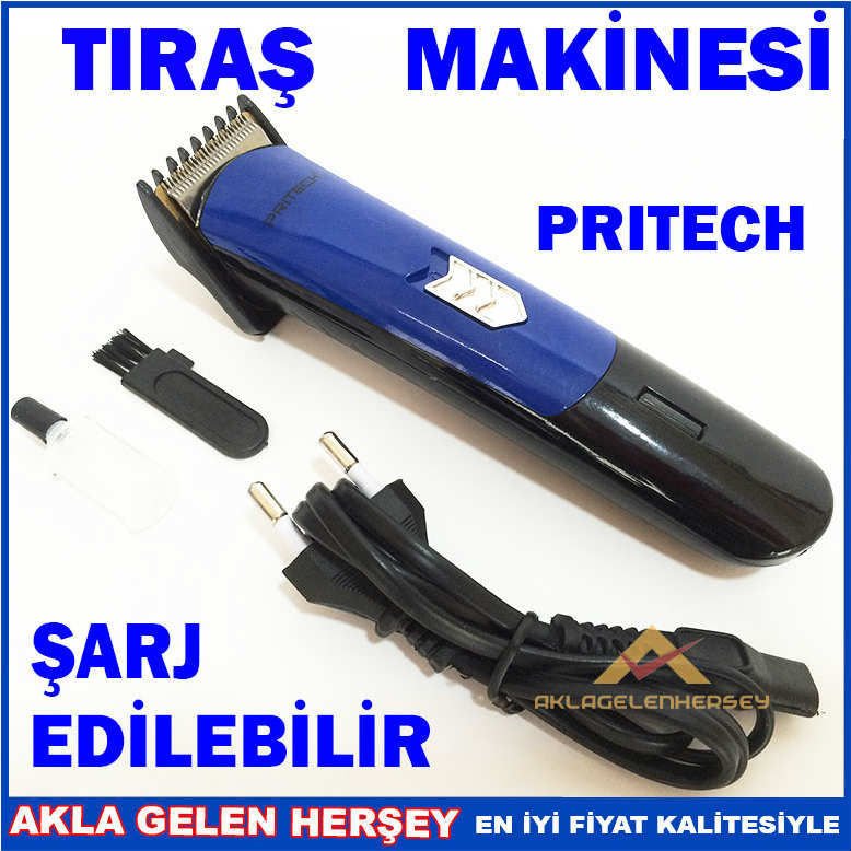 PRITECH-035 ŞARJ EDİLEBİLİR TIRAŞ MAKİNESİ