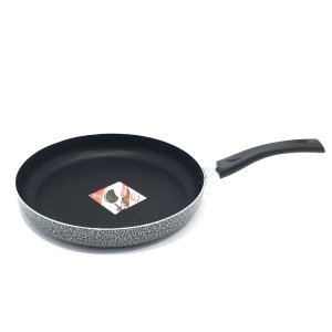 Leydi Petek Tabanlı 32cm Teflon Balık Tavası Kapak Alüminyumdur