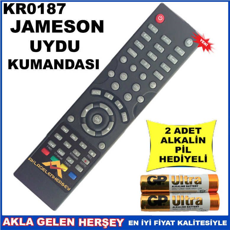 JAMESON UYDU CİHAZI Receiver KUMANDASI KR0187