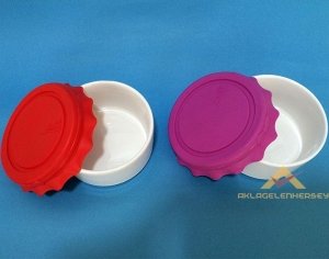 Ücretsiz Kargo SIZDIRMAZ SİLİKON KAPAKLI SERAMİK SAKLAMA KABI