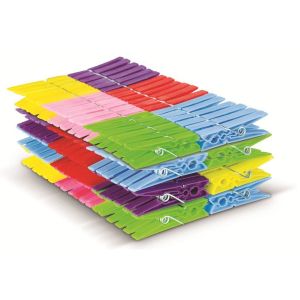 144 Adet Plastik Çamaşır Mandalı Kaydırmaz İz Bırakmaz Çamaşır Elbise Kurutmalık Mandal