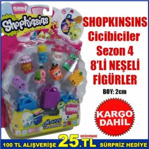 Shopkınsıns Cicibiciler 8 Eğlenceli Karakter Modelleri