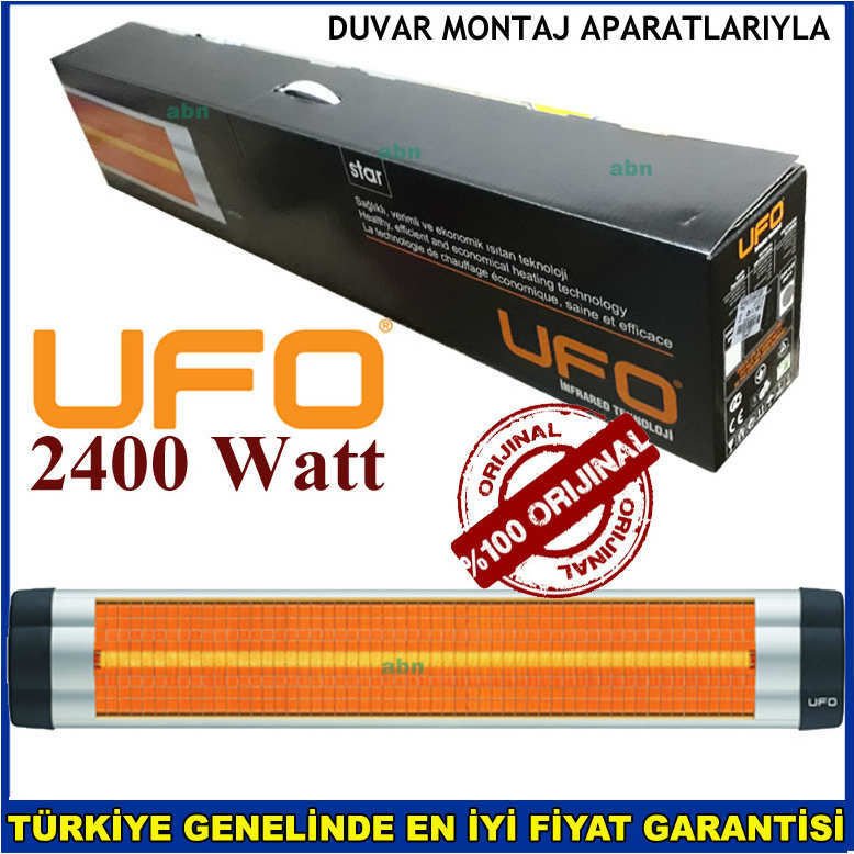 3 yıl garantili UFO star 2400 Watt infrared elektrikli ısıtıcı,otomatik termostatlı ufo soba