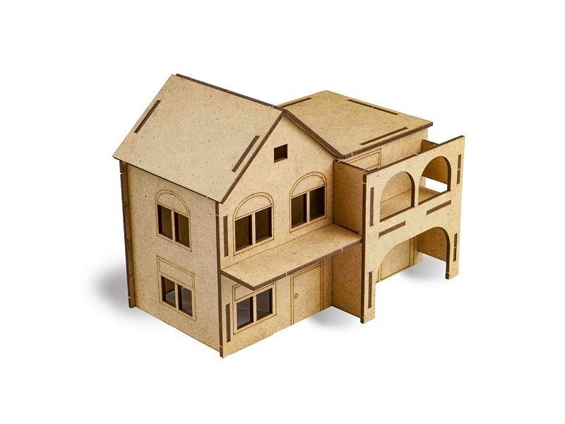 Eğitici ve Öğretici Sökülüp Takılabilen Ahşap Konak Maketi