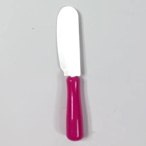 6Lı Rengarenk Saplı Paslanmaz Mini Tereyağ Bıçak Seti