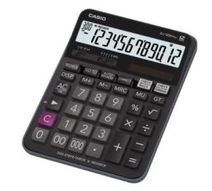 Casio İşlem Kontrollü 12 Haneli Hesap Makinesi DJ-120D Plus