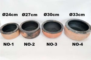 24cm KÜÇÜK BOY KAPAKSIZ FIRINLANMIŞ TOPRAK GÜVEÇ