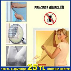 Kolay Montaj Koruyucu Pencere Sineklik Tülü