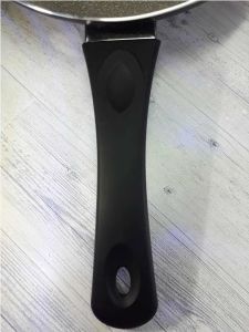 Granit Vog tava,28cm alüminyum üze tavari granit wok tava,6cm derinliğinde sağlıklı pişiren vok tava