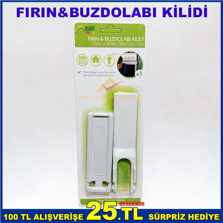 ÇOCUK GÜVENLİĞİ ÜRÜNLERİNDEN FIRIN VEYA BUZDOLABI KİLİDİ