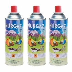 3 Tüp Hediye Kendinden Çakmaklı Seyyar Kamp Ocağı 3 Adet Gaz Kartuşu Hediyeli Çantalı Portatif Ocak