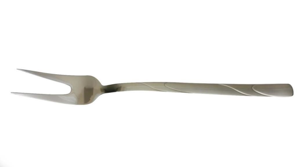 New Trend Süper Lüx Servis Maşası süper Paslanmaz Çelik 30 Cm Süper Kromaj Çelik Servis Çatal