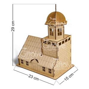 Eğitici ve Öğretici Sökülüp Takılabilen Ahşap Kız Kulesi Maketi