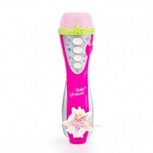 KUTULU PİLLİ SESLİ EĞLENCELİ PEMBE KAREOKE STAR MİKROFON