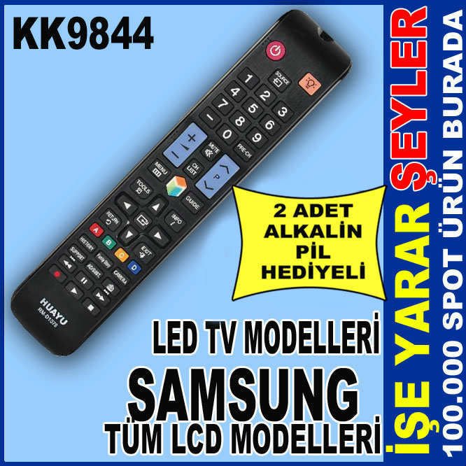 SAMSUNG LCD LED TV ORJİNAL TV KUMANDASI RM-D1078