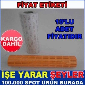 10rulo ETİKET MAKİNASI FİYAT ETİKETİ METO ETİKET