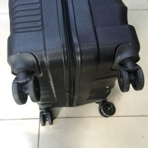 Monoblok Çekçekli PVC 3'lü Bavul Seti 360° Döner Tekerli Valiz Seti Kırılmaz Esnek