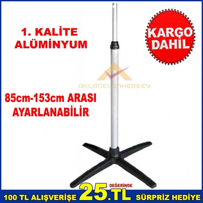 BOYU AYARLANABİLİR TELESKOPİK UFO SOBA AYAĞI INFARED SOBALAR İÇİN