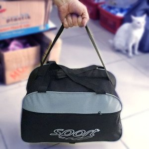 Omuz Askılı Sport Çanta 50 cm Su Geçirmez Branda Kumaş Çanta