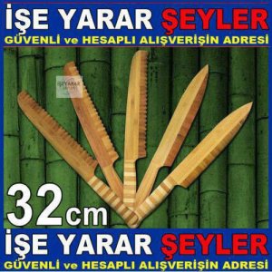 Bambu Sebze Meyve Ve Ekmek Doğrayıcı Bıçak