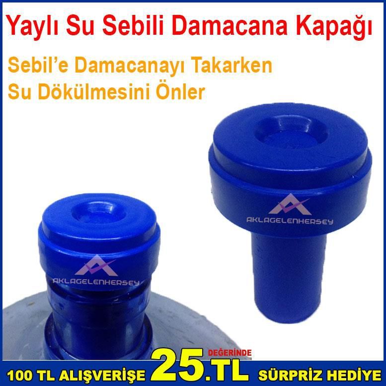 Su damacanası sibop kapağı sebil üzerine su dökülmesini önler,damacana ters çevrilince su akıtmaz