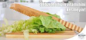 Bambu Sebze Meyve Ve Ekmek Doğrayıcı Bıçak