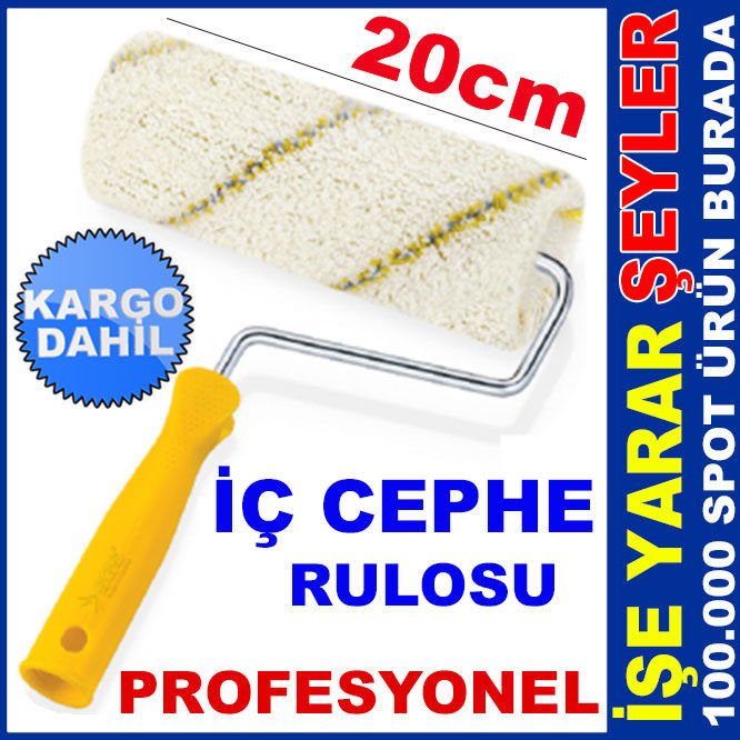ERGONOMK SAPLI 20cm PROFSYONL İÇ CEPHE RULOSU KD