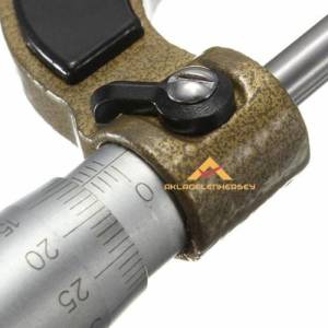 0.01mm Hassasiyet Mekanik Mikrometre Ölçüm Aleti