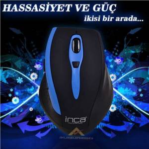 İnca Android Destekli 10mt Çalışma Uzaklığı Usb Girişli Kablosuz Multimedia Klavye Ve Mouse