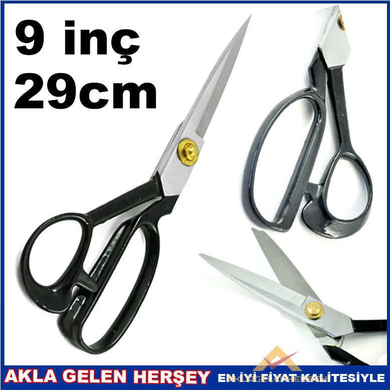 9 inç 29 cm PROFESYONEL TERZİ KONFEKSİYON MAKASI -3
