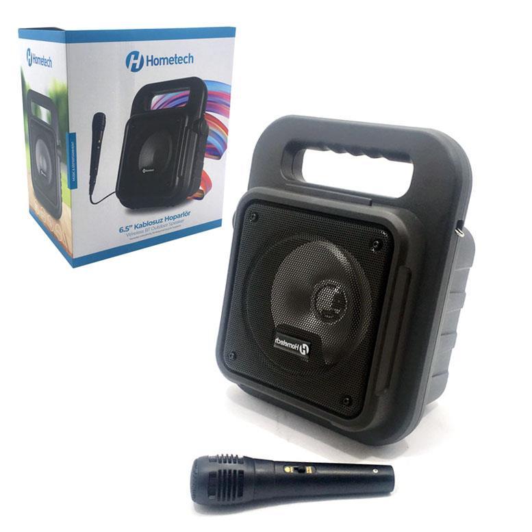Mikrofonlu Şarjlı Kablosuz Wireless Karaoke Amfi Hoparlör Speaker