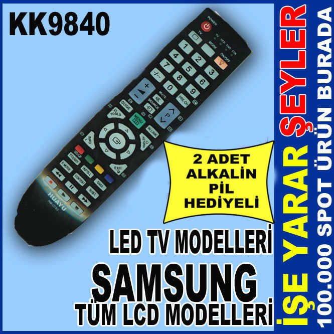 SAMSUNG LCD LED TV ORJİNAL TV KUMANDASI RM-D762