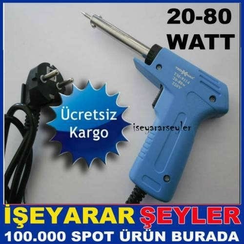 20-80 ÇİFT WATLI IŞIKLI LEHİM TABANCASI KARGOSUZ