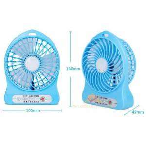 3 KADEME USB ŞARJLI PORTATİF MİNİ FAN SERİNLETİCİ VANTİLATÖR