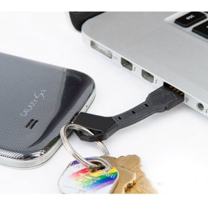 Anahtarlık Şeklinde Cep Telefonu İçin Mikro Usb Mini Şarj ile Data Kablosu - Veri Aktarım Kablosu