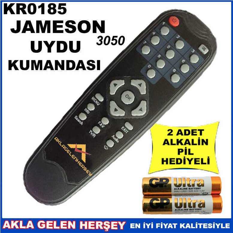 JAMESON UYDU CİHAZI Receiver KUMANDASI KR0185