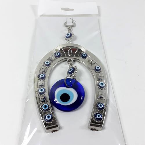 Nazarlık Nal İşlemeli Duvar Süsü 20 Cm 925 Gümüş kaplama