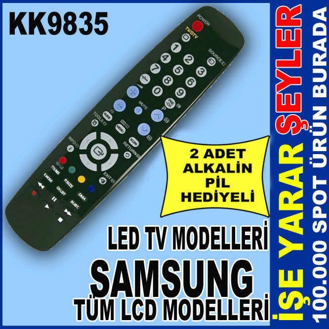 SAMSUNG LCD LED TV ORJİNAL TV KUMANDASI RM-766B