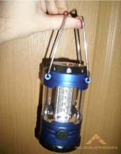 PUSULALI 12 LEDLİ FANUSLU KAMP FENERİ LANTERN