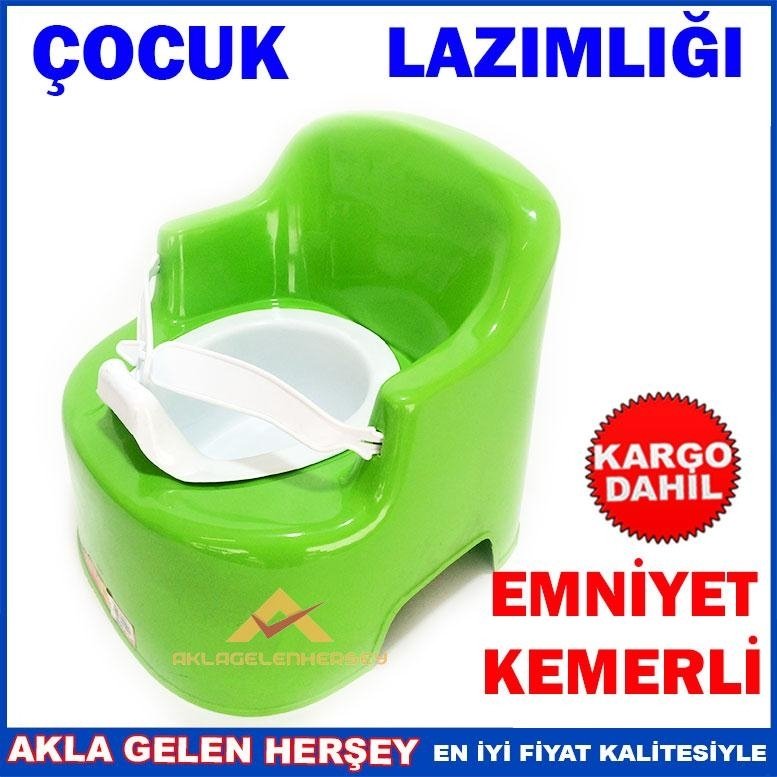 Ücretsiz Kargo EMNİYET KEMERLİ LÜKS ÇOCUK PLASTİK LAZIMLIĞI KD