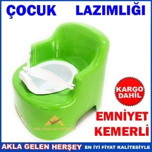 Ücretsiz Kargo EMNİYET KEMERLİ LÜKS ÇOCUK PLASTİK LAZIMLIĞI KD