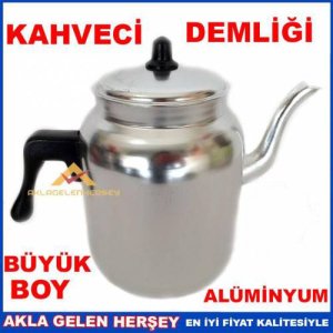 3 Litre Büyük Boy Alüminyum Kahveci Demliği Kd