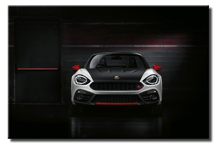 FIAT ABARTH DURUŞU 6 değişen ölçü ORİJİNAL KANVAS TABLO