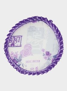 Fırfırlı Yuvarlak Tabure Minderi 3cm Kalınlıkta Sünger Dolgulu