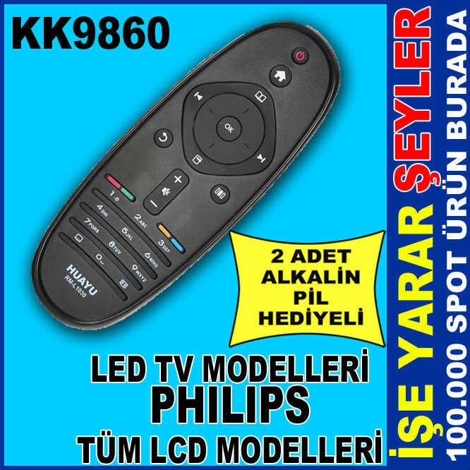 PHILIPS LCD LED TV ORJİNAL TV KUMANDASI RM-L1030