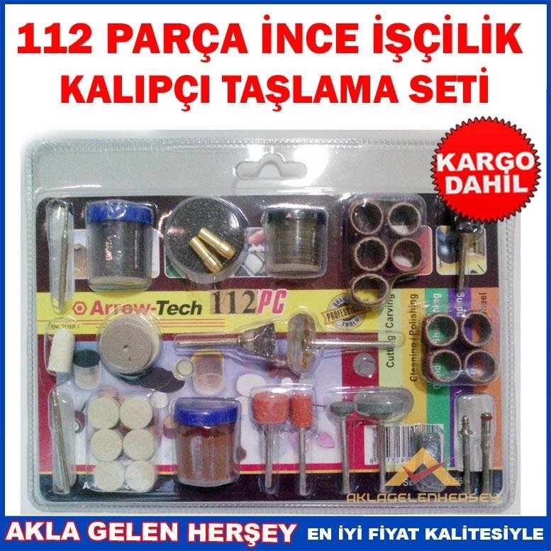 Ücretsiz Kargo 112 PARÇA İNCE İŞÇİLİK İÇİN KALIPÇI TAŞLAMA SETİ